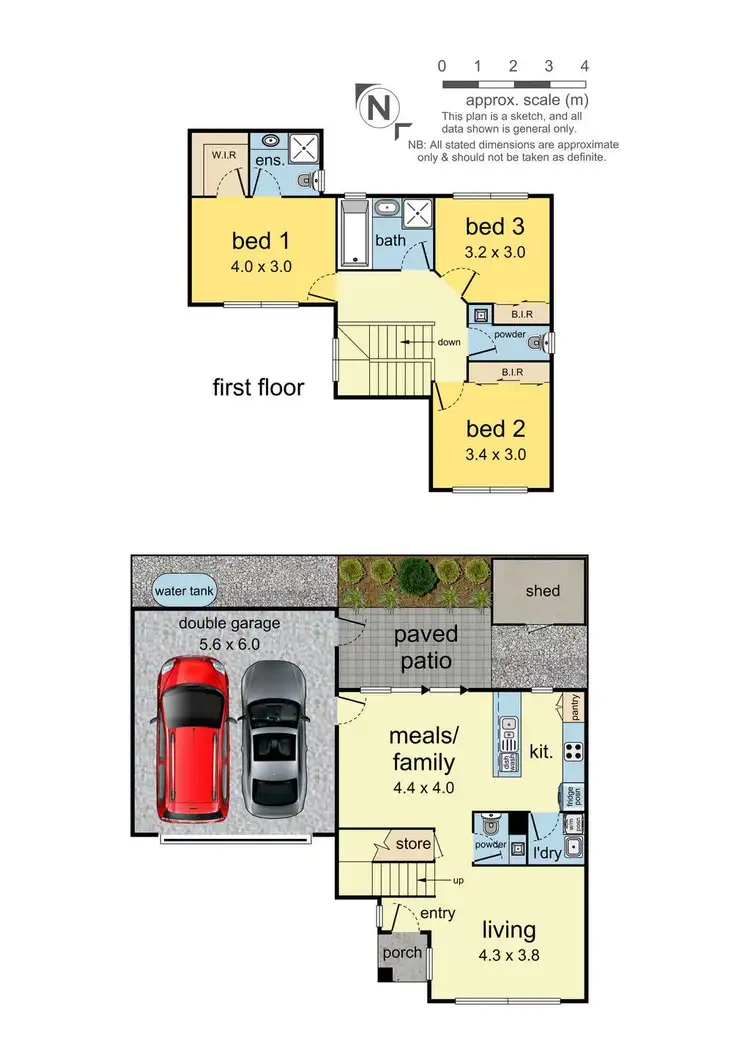 Floorplan of Homely townhouse listing, 2/48 Adele Avenue, Ferntree Gully VIC 3156