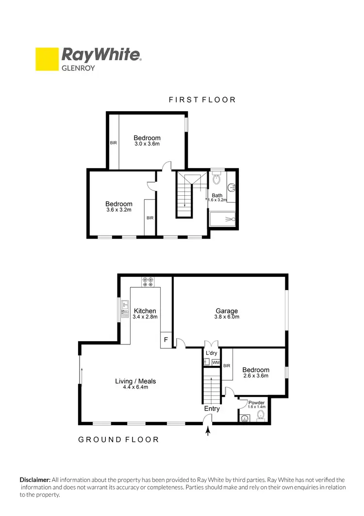 Floorplan of Homely townhouse listing, 4 William Street, Glenroy VIC 3046