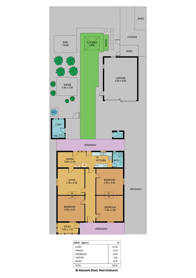 Floorplan of Homely house listing, 38 Albemarle Street, West Hindmarsh SA 5007