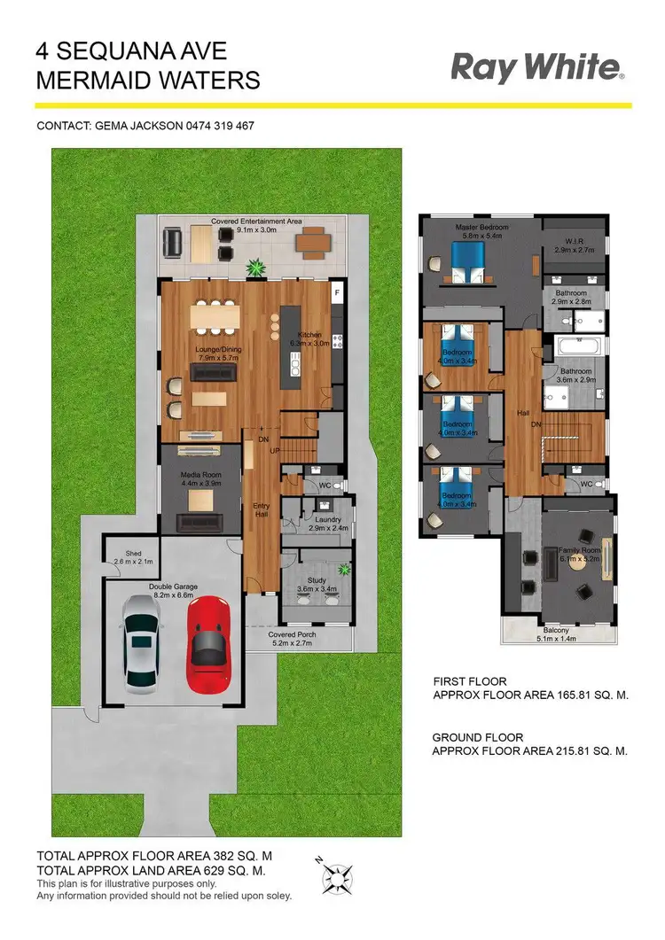 Floorplan of Homely house listing, 4 Sequana Avenue, Mermaid Waters QLD 4218