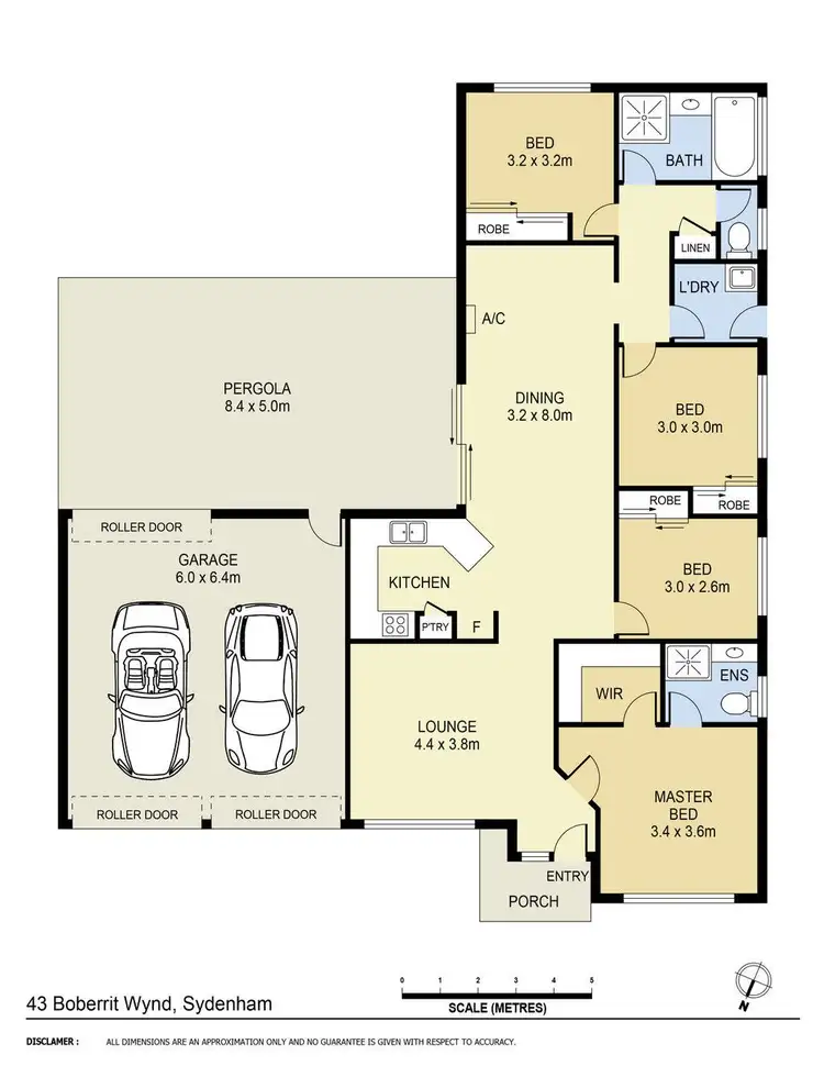 Floorplan of Homely house listing, 43 Boberrit Wynd, Sydenham VIC 3037