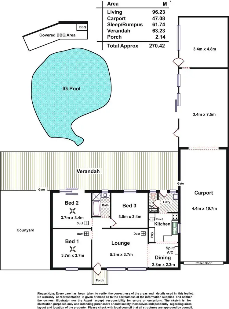 Floorplan of Homely house listing, 74 Ashton Road, Davoren Park SA 5113