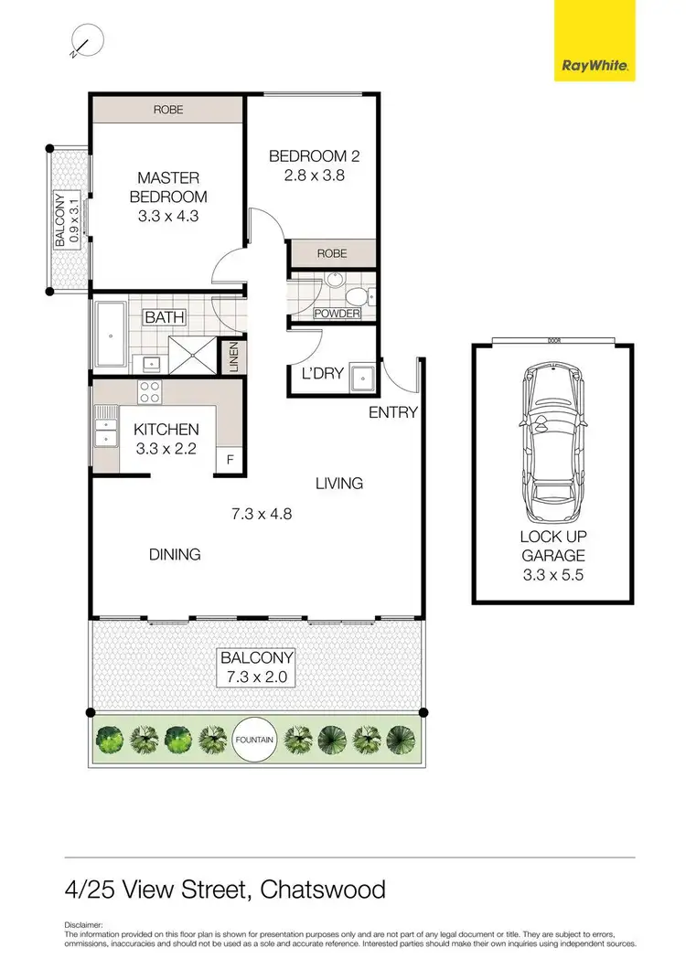 Floorplan of Homely unit listing, 4/25 View Street (Enter from View Lane), Chatswood NSW 2067