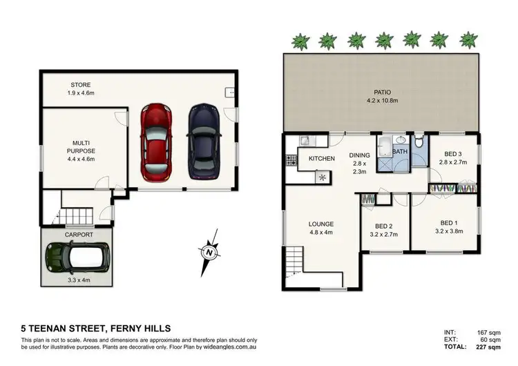 Floorplan of Homely house listing, 5 Teenan Street, Ferny Hills QLD 4055