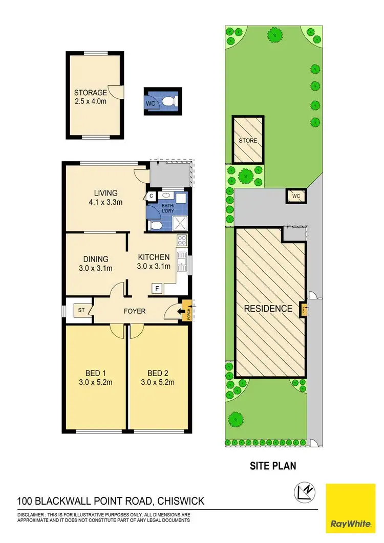 Floorplan of Homely house listing, 100 Blackwall Point Road, Chiswick NSW 2046