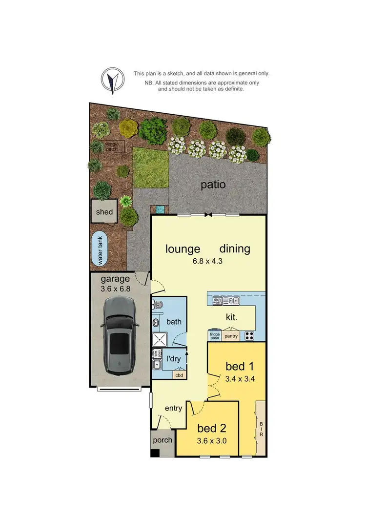 Floorplan of Homely unit listing, 3/13 Lindel Court, Croydon VIC 3136