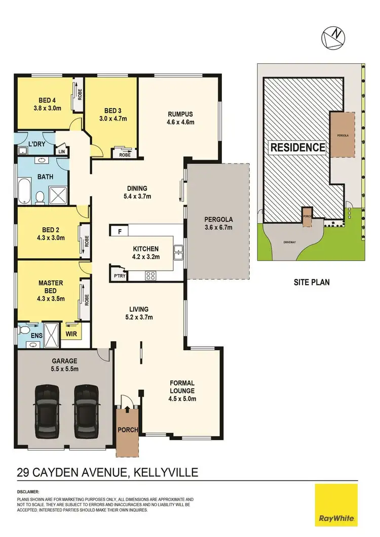 Floorplan of Homely house listing, 29 Cayden Avenue, Kellyville NSW 2155