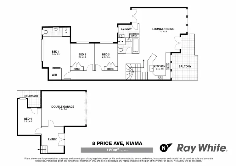 Floorplan of Homely other listing, 8 Price Avenue, Kiama NSW 2533