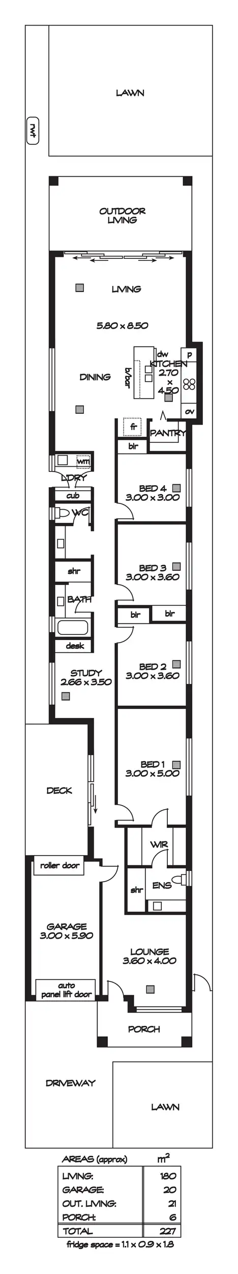 Floorplan of Homely house listing, 52A Crossley Avenue, Croydon Park SA 5008