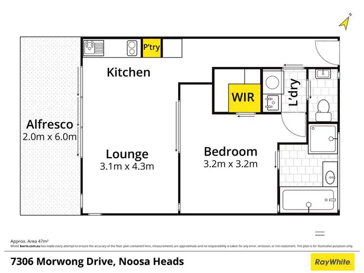 Floorplan of Homely unit listing, 7306/5 Morwong Drive, Noosa Heads QLD 4567