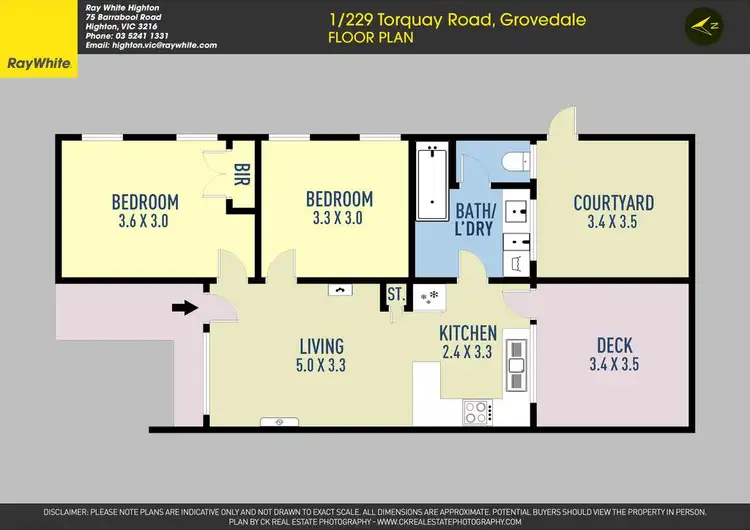 Floorplan of Homely house listing, 1/229 Torquay Road, Grovedale VIC 3216