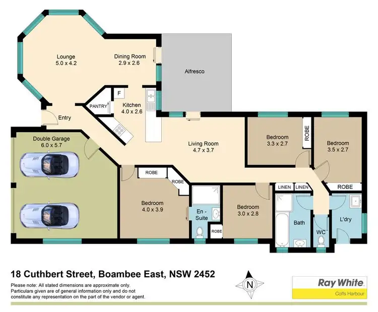 Floorplan of Homely house listing, 18 Cuthbert Street, Boambee East NSW 2452