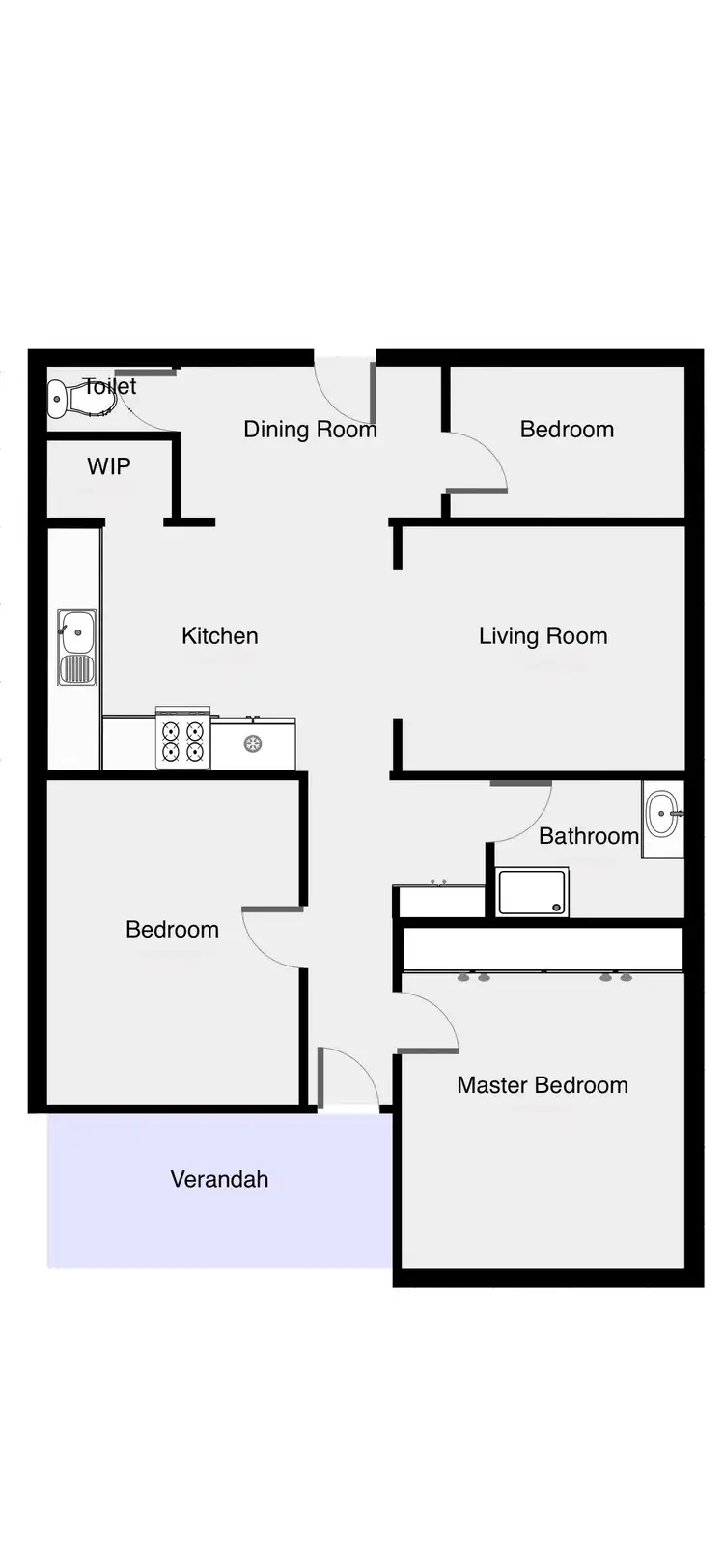 Floorplan of Homely house listing, 13 Kiewa Avenue, Red Cliffs VIC 3496