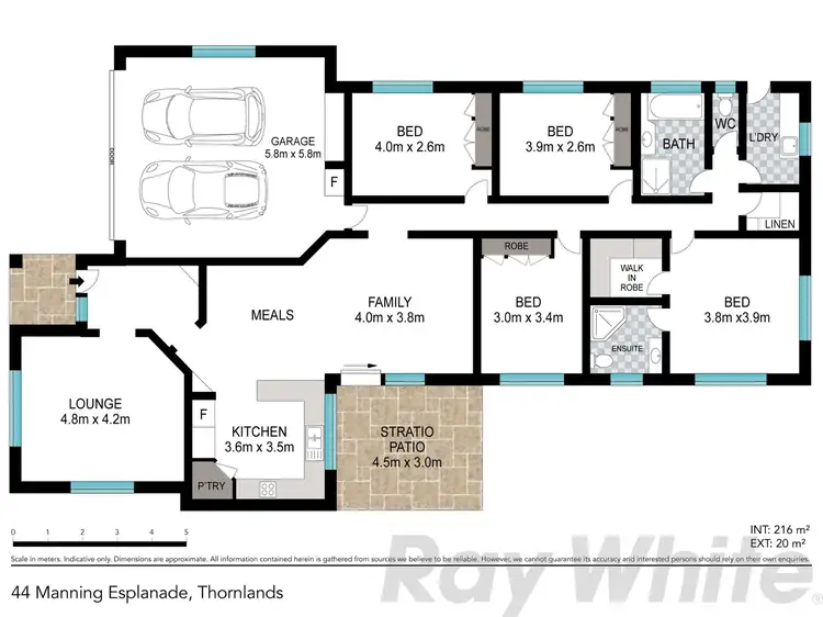 Floorplan of Homely house listing, 44 Manning Esplanade, Thornlands QLD 4164