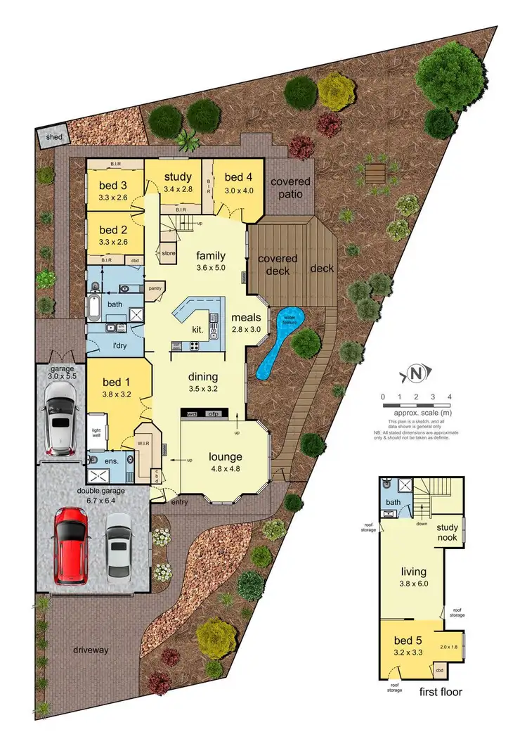 Floorplan of Homely house listing, 3 Wildberry Court, Knoxfield VIC 3180
