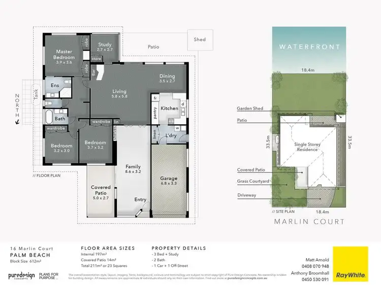 Floorplan of Homely house listing, 16 Marlin Court, Palm Beach QLD 4221