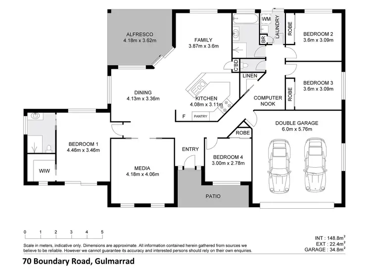 Floorplan of Homely house listing, 70 Boundary Road, Gulmarrad NSW 2463
