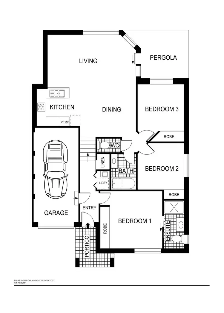 Floorplan of Homely house listing, 43 John Crawford Crescent, Casey ACT 2913