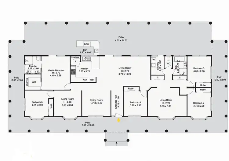 Floorplan of Homely house listing, 70 BASSETT Road, Burpengary East QLD 4505