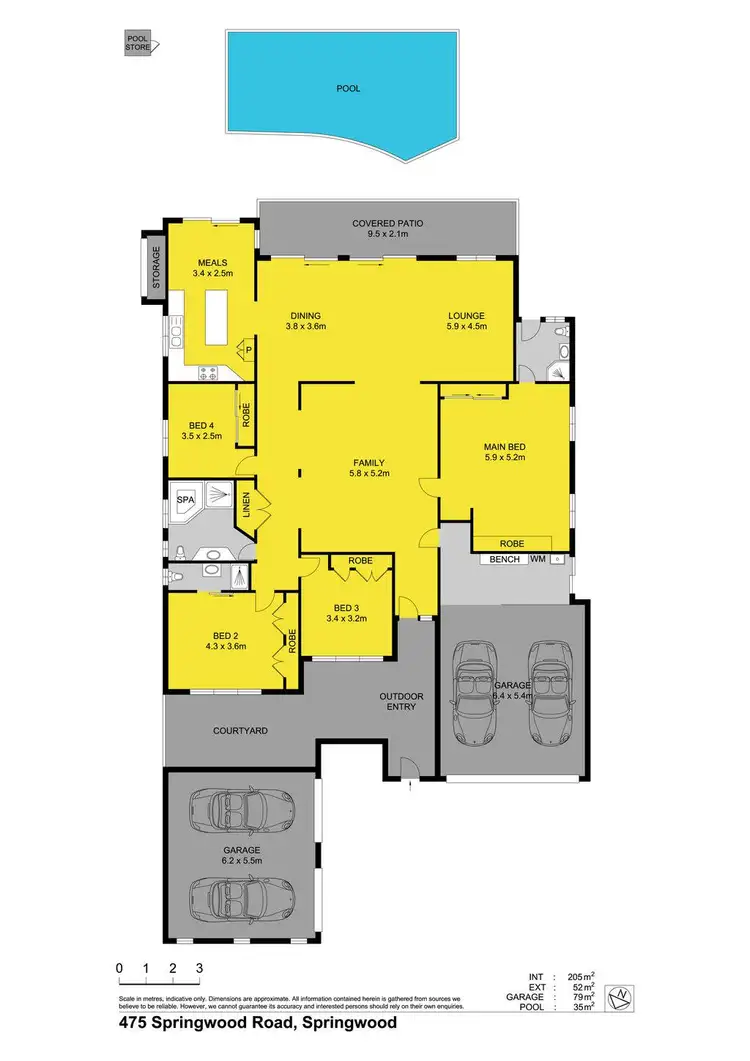 Floorplan of Homely house listing, 475 Springwood Road, Daisy Hill QLD 4127