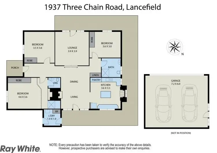 Floorplan of Homely rural property listing, 1937 Three Chain Road, Lancefield VIC 3435