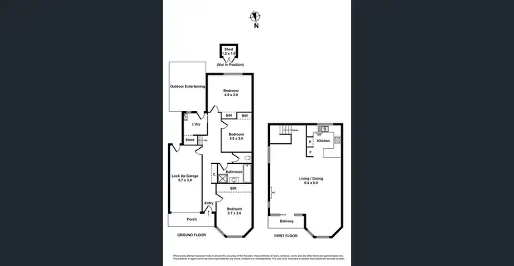 Floorplan of Homely house listing, 1/157 Charles Street, Seddon VIC 3011