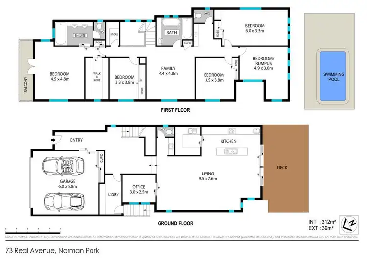 Floorplan of Homely house listing, 73 Real Avenue, Norman Park QLD 4170
