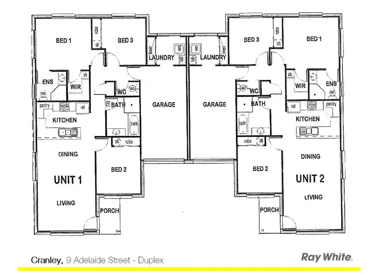 Floorplan of Homely unit listing, 9 Adelaide Street, Cranley QLD 4350