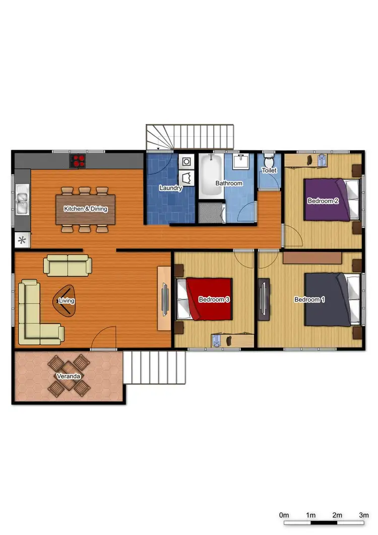 Floorplan of Homely house listing, 47 Caldwell Street, Goodna QLD 4300