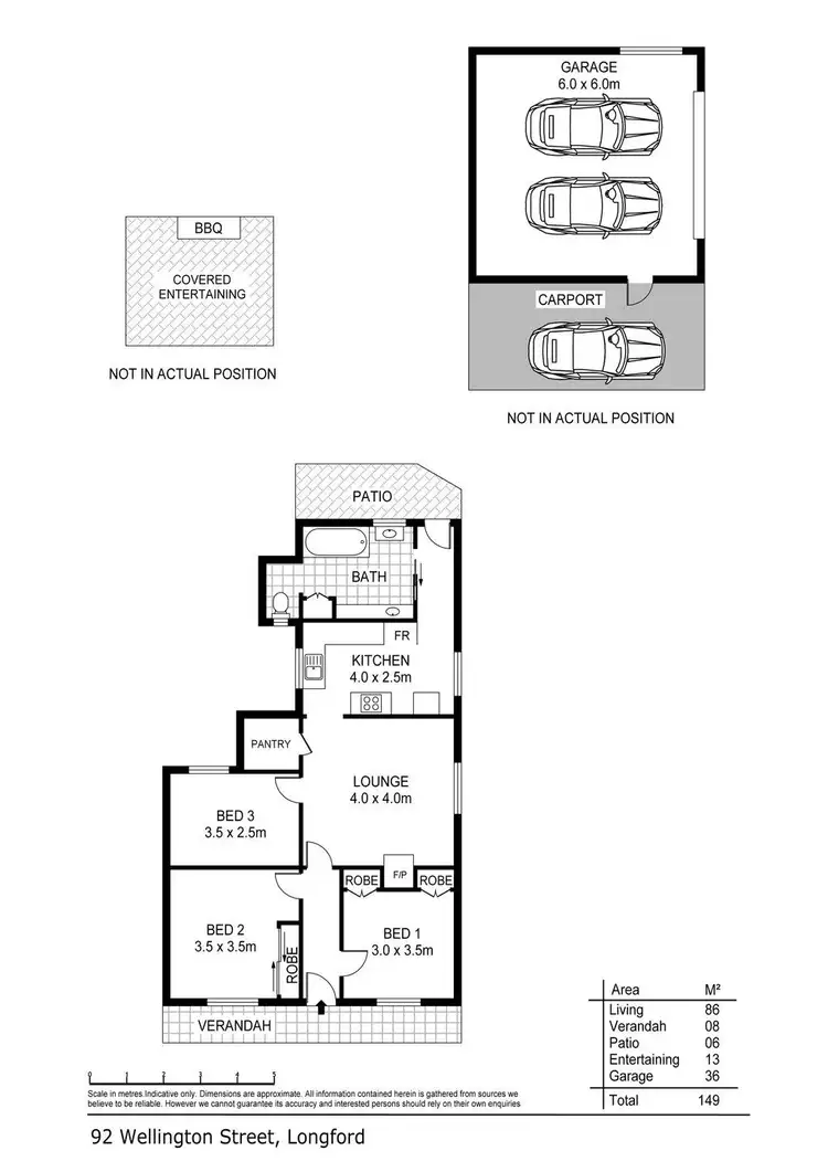Floorplan of Homely house listing, 92 Wellington Street, Longford TAS 7301