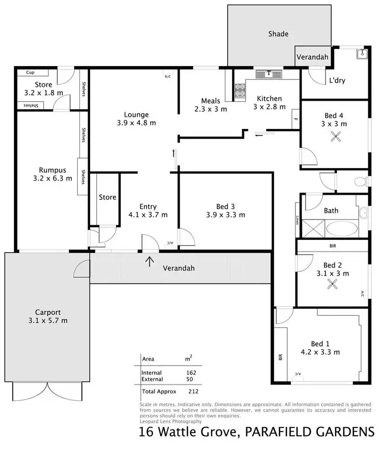 Floorplan of Homely house listing, 16 Wattle Grove, Parafield Gardens SA 5107