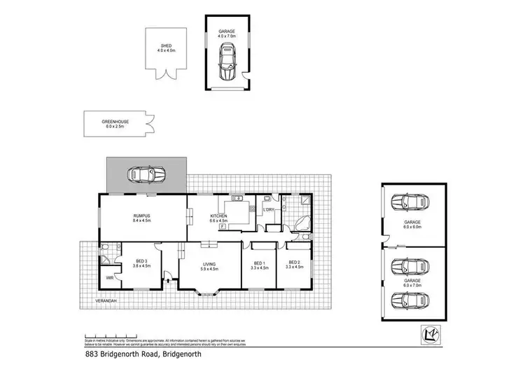 Floorplan of Homely house listing, 883 Bridgenorth Road, Bridgenorth TAS 7277