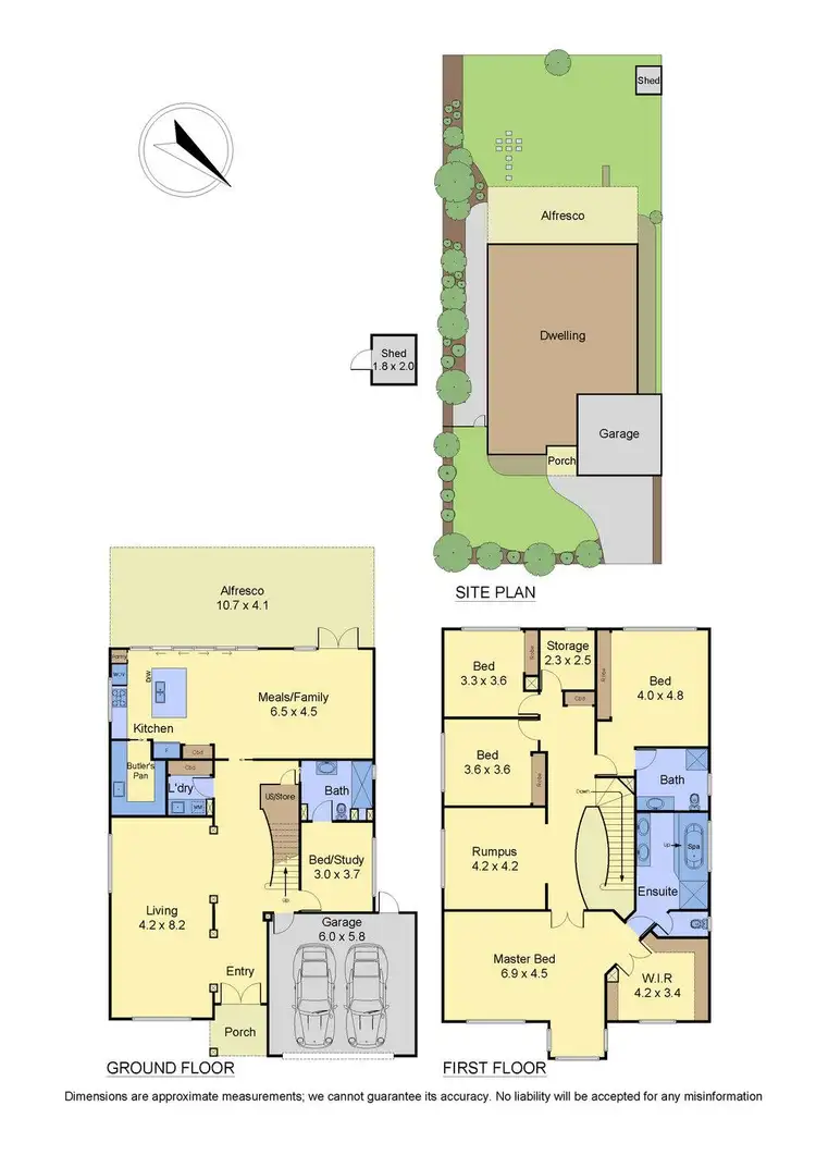 Floorplan of Homely house listing, 18 Webb Court, Rowville VIC 3178