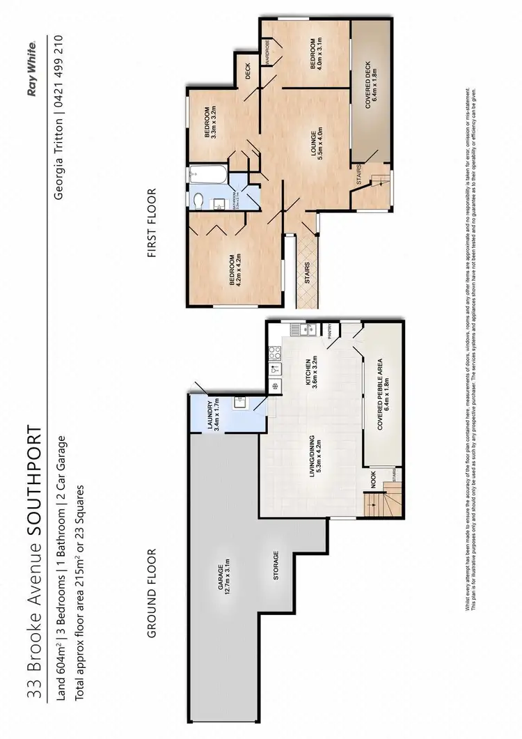 Floorplan of Homely house listing, 33 Brooke Avenue, Southport QLD 4215