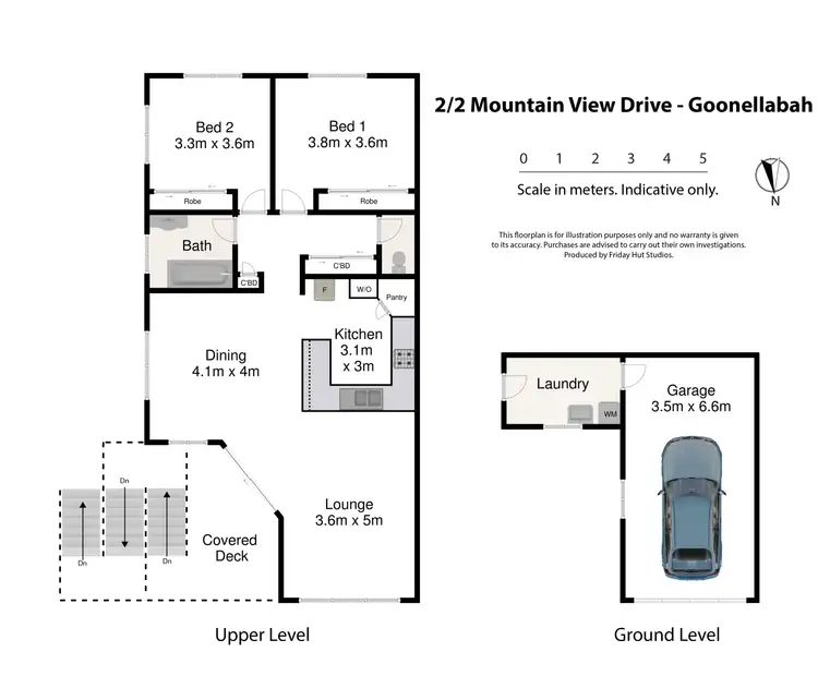 Floorplan of Homely house listing, Unit 2/2 Mountain View Drive, Goonellabah NSW 2480