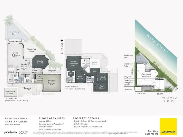 Floorplan of Homely house listing, 16 Waimea Drive, Varsity Lakes QLD 4227