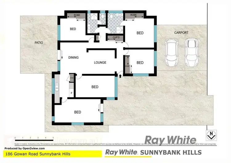 Floorplan of Homely house listing, 186 Gowan Road, Sunnybank Hills QLD 4109