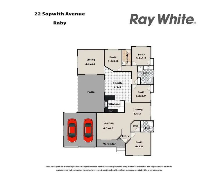 Floorplan of Homely house listing, 22 Sopwith Avenue, Raby NSW 2566