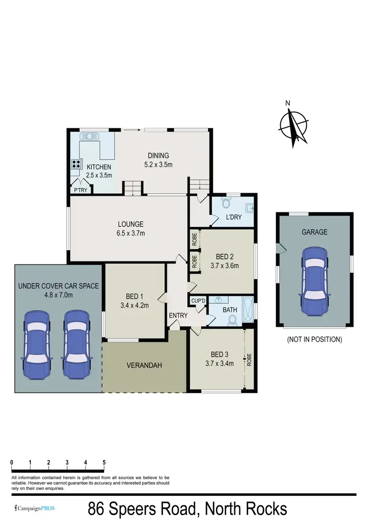 Floorplan of Homely house listing, 86 Speers Road, North Rocks NSW 2151