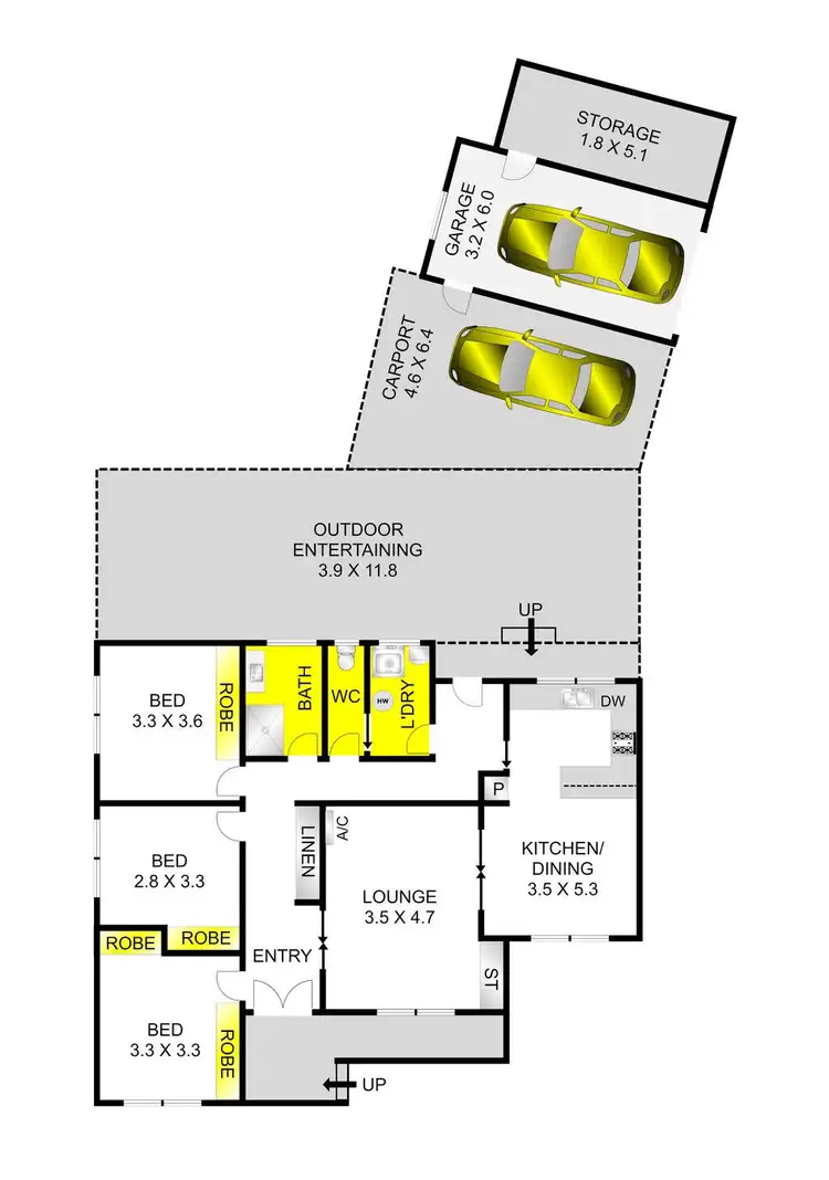 Floorplan of Homely house listing, 37 Regent Street, Whittington VIC 3219