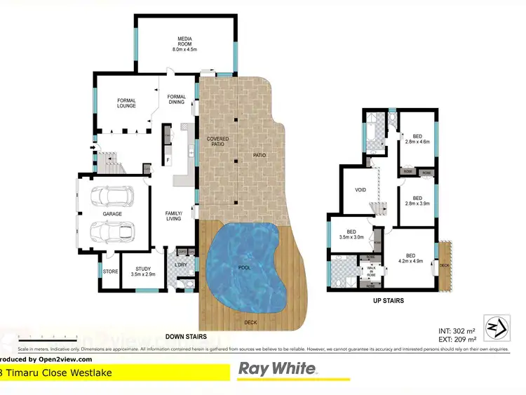 Floorplan of Homely house listing, 8 Timaru Close, Westlake QLD 4074