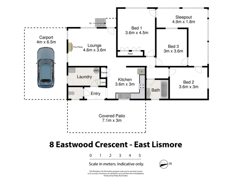 Floorplan of Homely house listing, 8 Eastwood Crescent, East Lismore NSW 2480