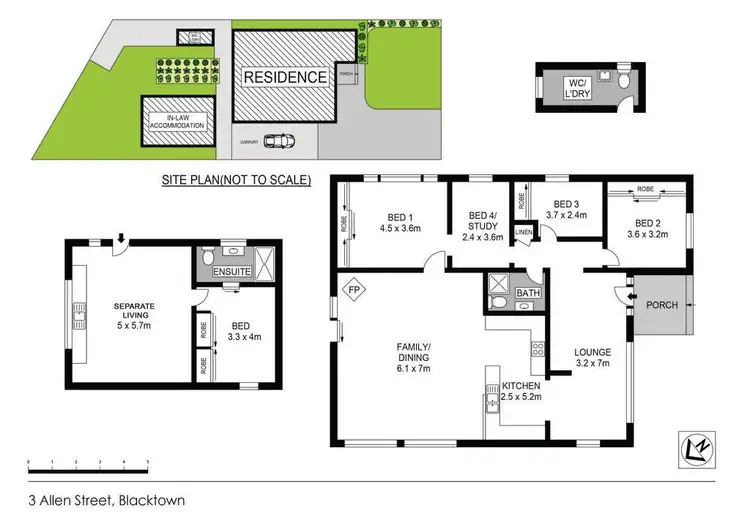 Floorplan of Homely house listing, 3 Allen Road, Blacktown NSW 2148