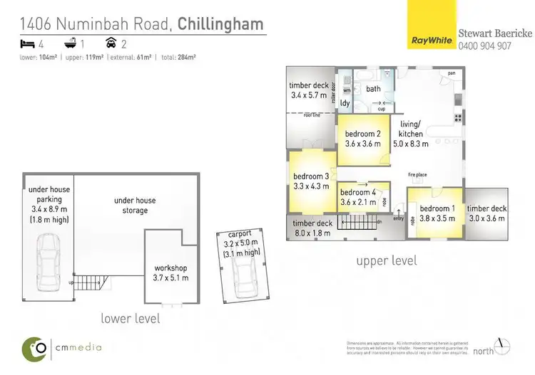 Floorplan of Homely rural property listing, 1406 Numinbah Road, Chillingham NSW 2484