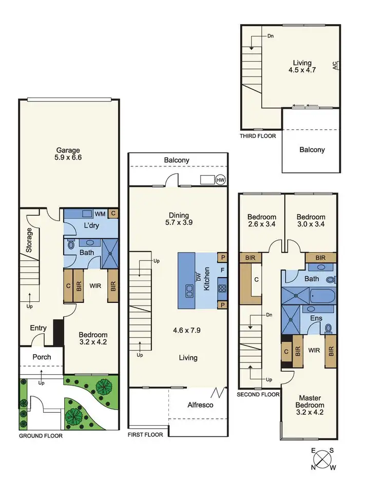 Floorplan of Homely house listing, 42 Pickles Street, Albert Park VIC 3206