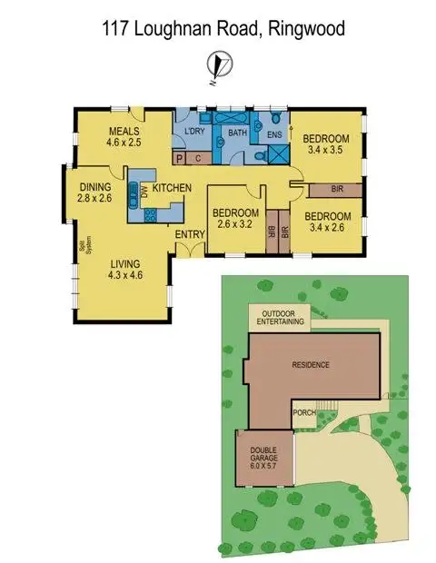Floorplan of Homely house listing, 117 Loughnan Road, Ringwood VIC 3134