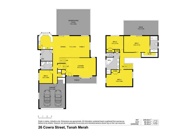 Floorplan of Homely house listing, 26 Cowra Street, Tanah Merah QLD 4128