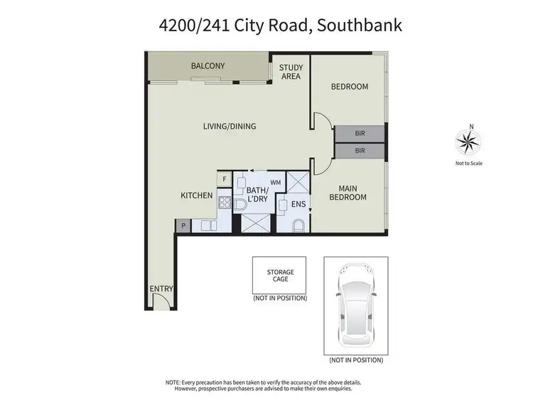 Floorplan of Homely apartment listing, 4200/241 City Road, Southbank VIC 3006