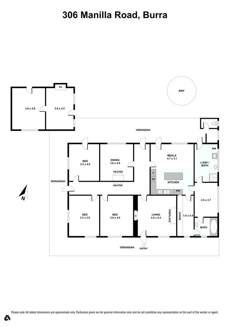 Floorplan of Homely house listing, 306 Manilla Road, Burra SA 5417