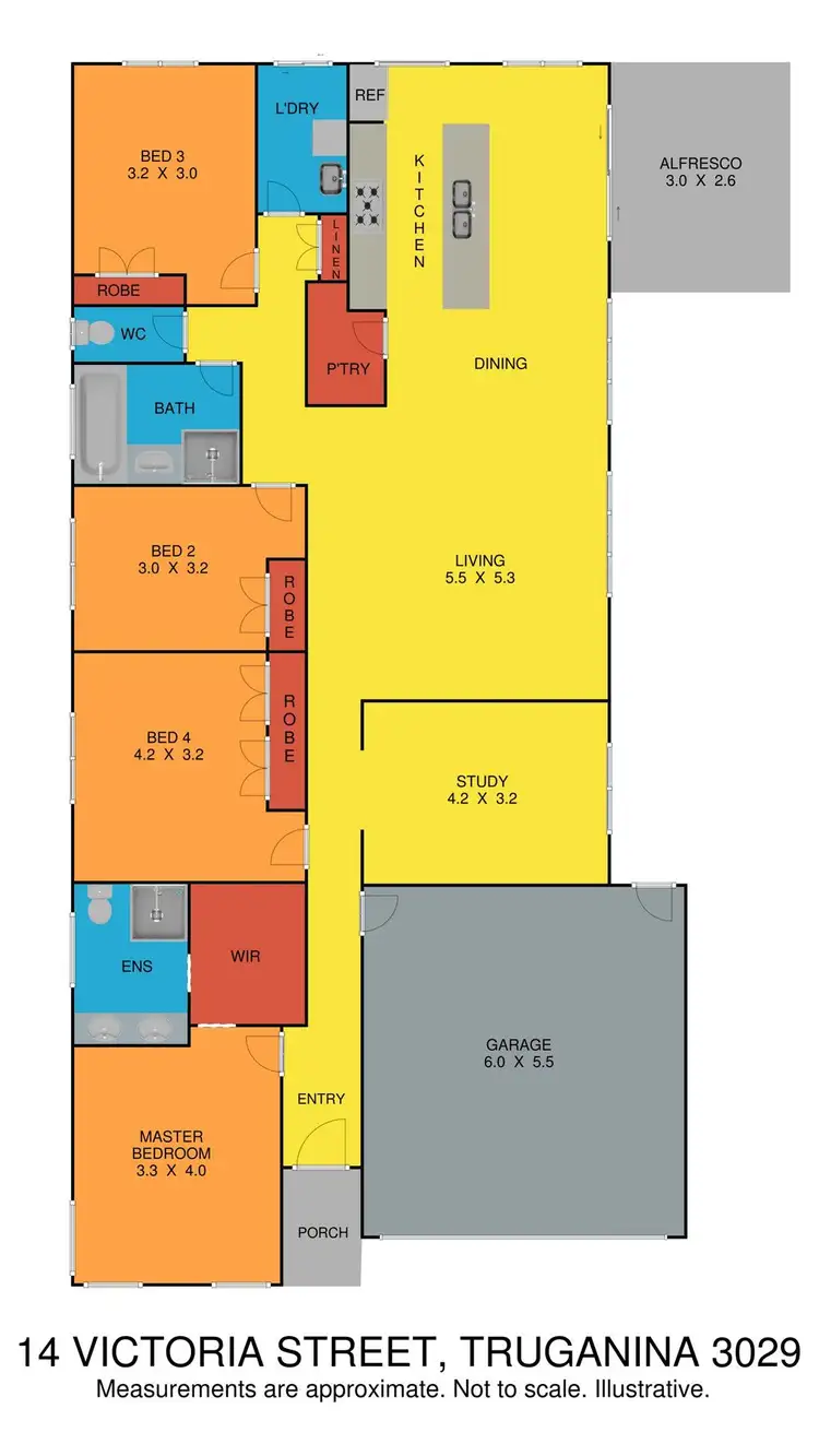 Floorplan of Homely house listing, 14 Victoria Street, Truganina VIC 3029
